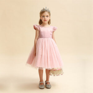 1a4e66c1e3543271 Toddler Red Christmas Princess Dress 12M Baby Girl One Year Birthday Party Tutu Gown Newborn Babe Bow Beading Xmas Costume