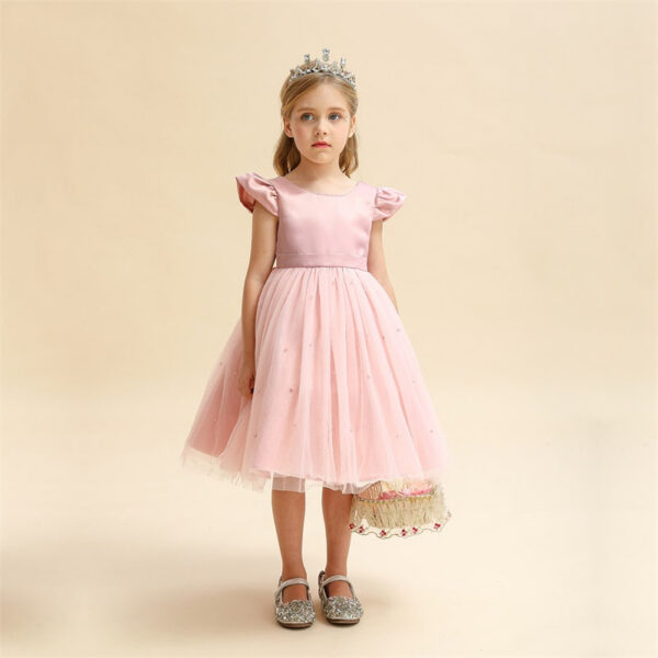 Toddler Red Christmas Princess Dress 12M Baby Girl One Year Birthday Party Tutu Gown Newborn Babe Bow Beading Xmas Costume