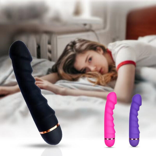 1a554201be00ad91 Wave Vibrator Female Masturbator Massage 20 Mode Adjustable Into Sex Toy Masturbation Stick Flirting Supplies