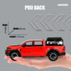 1:32 Dodge RAM Mammoth Pickup Truck Off Road Alloy Model Sound & Light Pull Back Collection Gift For Boys Children Kid