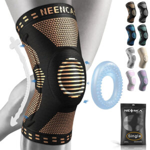 1a71b1f09c8143b3 NEENCA Copper Knee Brace Knee Support with Patella Gel Pad &Side Stabilizers for Knee Pain Sport Arthritis ACL Joint Pain Relief