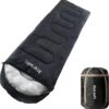 Atarashi Camping Sleeping Bag- 4 Seasons for Adults, Light, Warm, Extra-Large with Compression Sack- Great for Hiking, Backpacking & Outdoor Adventures