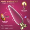 Heseks Wireless Remote Sex Toy For Men Women Anal Plug Male Prostate Massage Vagina G Spot Dildo Vibrator Anus
