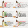 EUQEE 10ml Fruit Fragrance Oil Strawberry Watermelon Mango Cherry Coconut Peach Roller Fragrance Oils DIY Soap Candle Bath Bombs