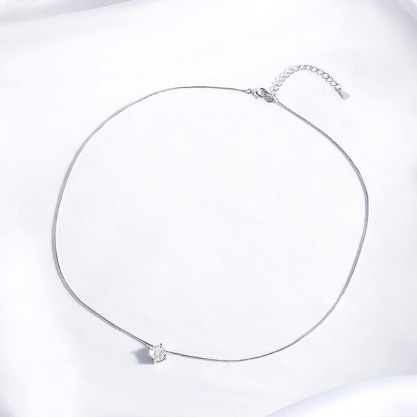 1abfbd6ac99eee68 Smyoue 0.5-2CT D Color Certified Moissanite Necklace for Women Sparkling Lab Diamond 100% Sterling Sier Pendants Wholesale