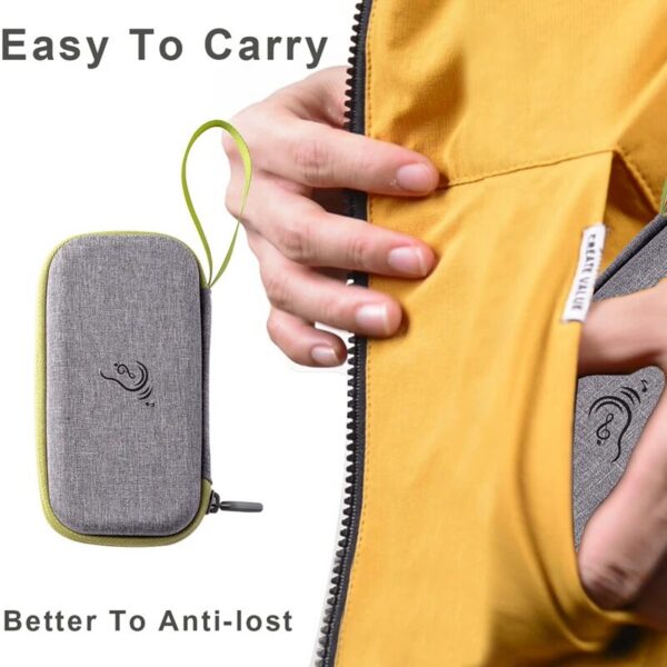 1ad0cdaccac00a30 Long Standby Hearing Aid Behind The Ear Sound Amplifier Portable Left and Right Universal Rechargeable Deaf Gift