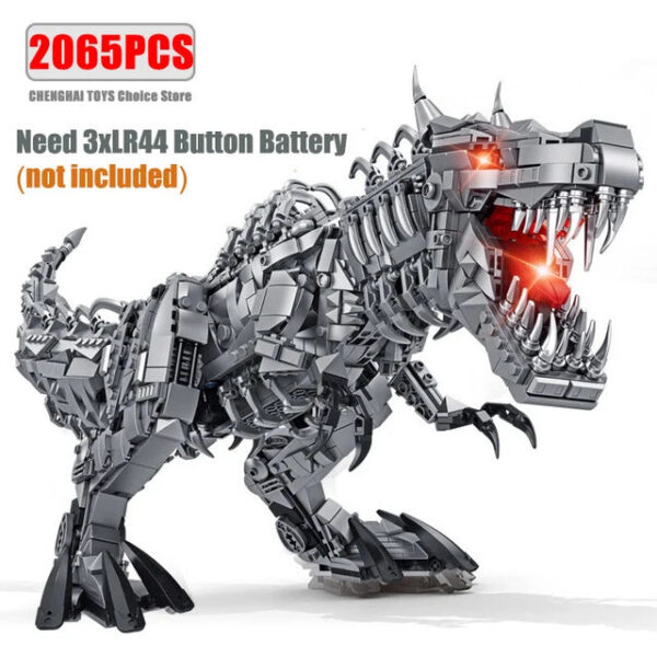 1ad76b3a0b13c4fc Jurassic Dinosaur World Large nical Tyrannosaurus Rex Building Blocks T-rex Model With Lights Bricks Toys For Children Gift