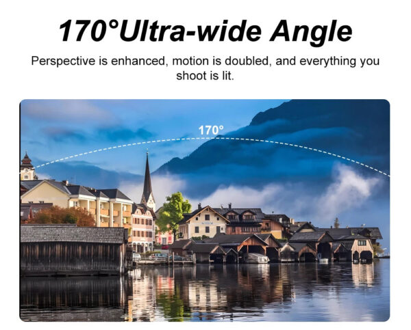 1ae7fae5d3d753e6 Ourlife 4K Action Camera Ultra HD 16MP WiFi 2.0 inch Screen 170D DVR Webcam Underwater 30M Helmet Video Recording Sport Camera