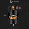 Hobbywing QuicRun Fusion SE 1200KV / 1800KV Sensored Brushless Motor Built In 40A ESC 2 in 1 Waterproof For 1/10 1/8 RC Car part