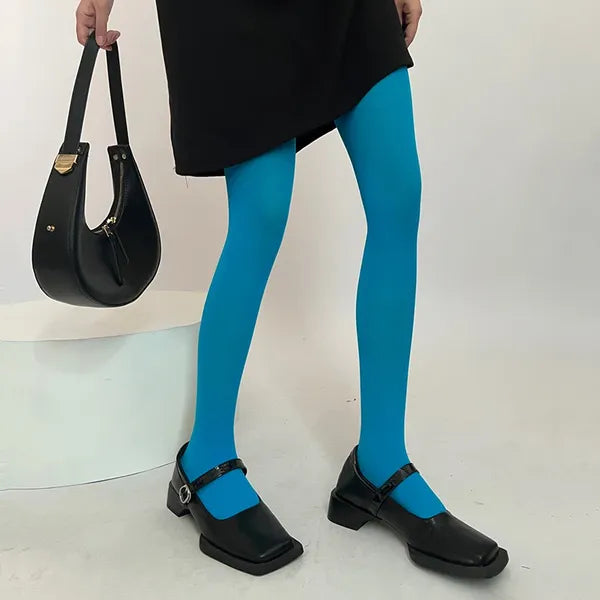 Women Socks Spring Summer Large Elastic Tights Bottom Pantyhose Sexy Long Stockings Candy Color Veet Seamless