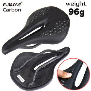 1b1587fd63238f98 ELITA ONE Carbon Saddle MTB/Road Bike saddle Super Light Leather Carbon Cushions 96g