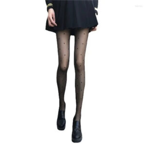 Women Socks Spring Summer Autumn Polka Dot Stockings Womens Thin Black Silk JK Anti Hook Sexy Ins Trendy Pantyhose