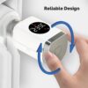 1b2b7f7f13cb2f09 MOES Tuya Smart Wifi/ZigBee Thermostatic Radiator Valve TRV Programmable App Remote Temperature Controller with Alexa GoogleHome