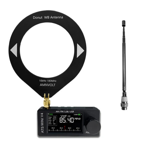 1b37ef77b11d1bfd AMNVOLT V4b ATS MINI SI4732 Radio ALL Band DSP Radio FM AM SSB LSB USB Receiver, built-in Hi-Z Headphone Amplifier Circuit