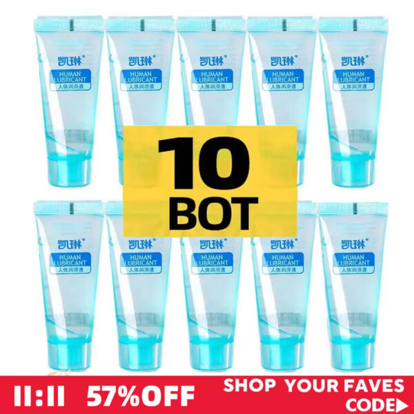 KAI Sex Lubricant Grease 250ml/10bot Water-Soluble Sextoys Easy to Carry Sexs Goods Adults Gay Anal Exciter for Women