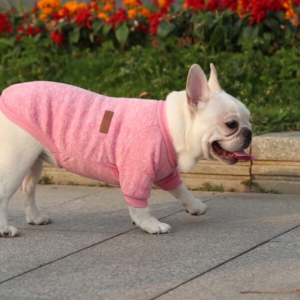Dog Clothes For Medium Small Dogs Autumn Winter Warm Clothing Grey Cooling Vest Coat Pet Sweatshirt