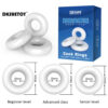 1b4da5f00d782d9b 3pcs/set 16/18/20mm Tpe Penis Cock Rings Sex Toys For Men Delay Ejaculation Adult Sex Products For Couples Long Lasting Cockring