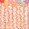 Sunm Boutique 8-Pack 47.2 Ft Artificial Cherry Blossom Garland Cherry Blossom Hanging Vine with 65.6 Ft Long 160 LED String Lights Silk Sakura Vines Garland for Wedding Party Home Decor, Pink