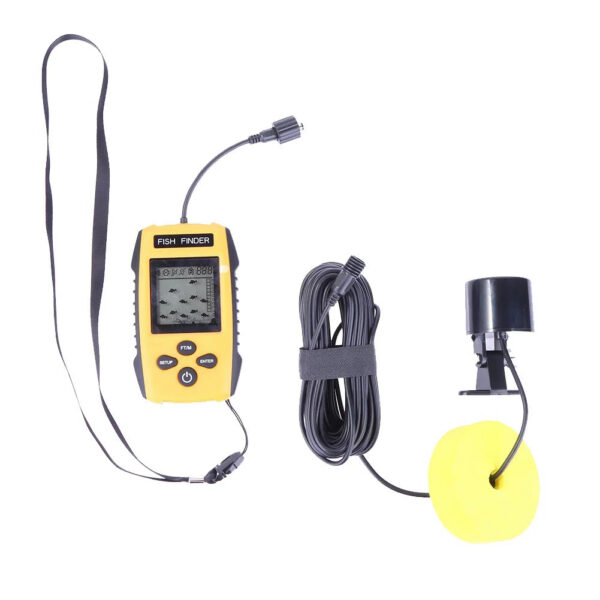 1b6ab7df410d3cec Smart Portable Depth Fish Finder with 100 M Wireless Sonar Sensor Echo Sounder Fishfinder for Lake Sea Fishing Saltwater