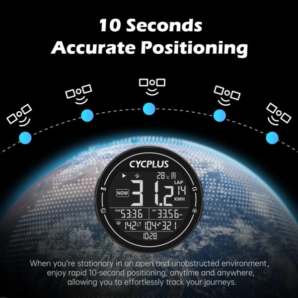 1b6f5eb306356d29 CYCPLUS M2 Cycling Bicycle Accessories GPS Bicycle Computer Wireless ANT+ Bluetooth Waterproof Speedometer Bike Cyclocomputer