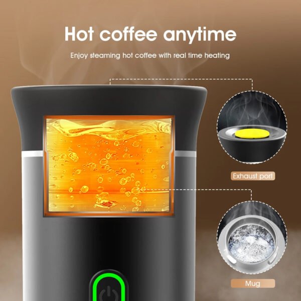 1b76f2987d80824b Wireless Electric Portable Espresso Coffee Machine for Car & Home Camping Coffee Maker 3-in-1 Capsule Powder Travel Coffee Maker
