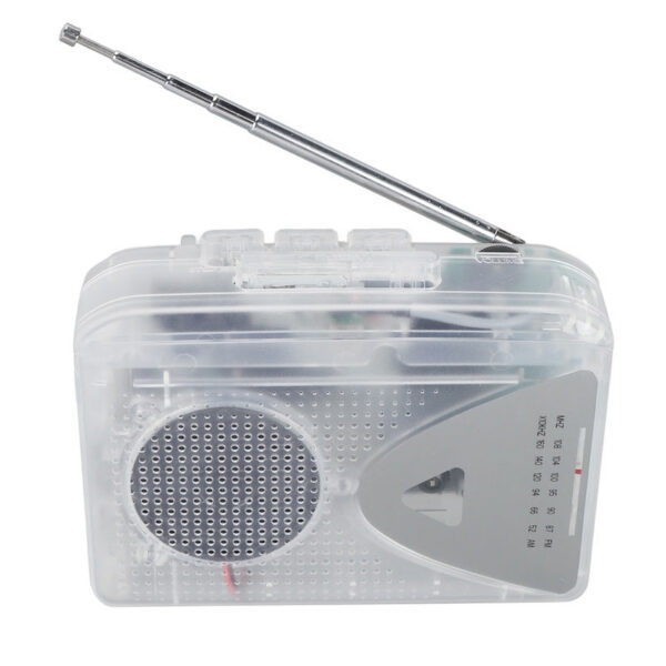 Portable Player Auto Reverse Clear Stereo 3.5mm Headphone Jack Cassette Tape to MP3 Converter Support FM AM Radio