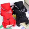 1b9dcef0da74e0bb Sports Warm Winter Pet Coat Clothes for Small Dogs Pets Thicken Waterproof Hoodies Dog Clothing Jumpsuit Chihuahua Costume