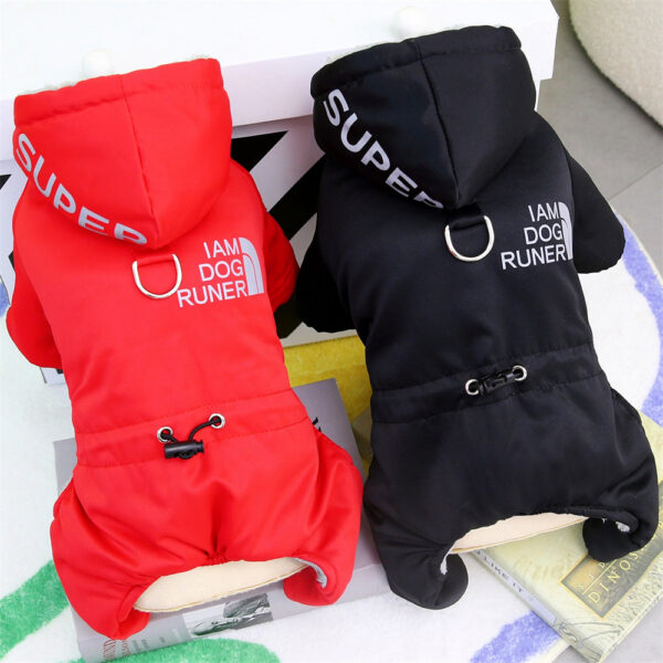 1b9dcef0da74e0bb Sports Warm Winter Pet Coat Clothes for Small Dogs Pets Thicken Waterproof Hoodies Dog Clothing Jumpsuit Chihuahua Costume
