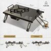 1baa5ca8a592f119 Naturehike Camping Gas Stove for IGT Table, Folding Isobutane Stove with Carry Bag, Portable Camp Stove for Outdoor Car Camping Cooking Tailgating