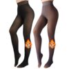 1bae5b660ac3db49 X-CHENG Fleece Lined Women - Fake Translucent Warm Pantyhose Leggings Sheer Thick Tights for Winter
