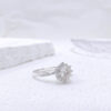 1bbf86ac7a737515 NeeTim 1ct Moissanite Diamond Rings Wedding Band for Women Sterling Sier with Plated White Gold Engagement Ring Certified