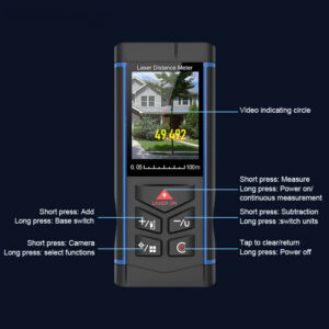 1bc26790cdc24995 Handheld Outdoor Laser Rangefinder with Camera Assisted 100M/150M/200 M Long Distance Measurement Color Screen Voice Broadcast