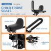 1bc4a3508bccb22a Child Bike Seat, Kids Bike Seat with Guardrail, High Seat Cushion Backrest Mountain Bike Child Bike Seat, Bicycle Child Safety Seat for Children from 1 to 5 Years Old