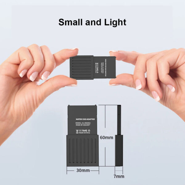 1bc6bbe4aefa038e NVME 2230 SSD Adapter for Xbox Series-X/S External Console Conversion Box M.2 Hard Drive Storage gaming accessories