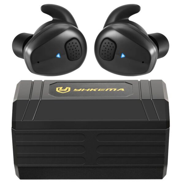 YHKEMA EB10 Bluetooth Electronic Shooting Earbuds Headphones Tactical Headphones Noise Reduction Hearing Protection for Hunting
