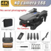 E88Pro Drone 4K Professinal With 1080P Wide Angle Dual HD Camera Foldable RC Helicopter WIFI FPV Height Hold Apron Sell Gift