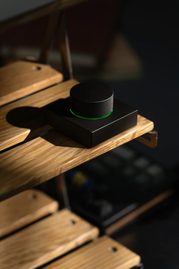 1bdee8f816e72e9c ANTICATER VK01 Desktop Knob Dual Mode Wireless Bluetooth Knob Custom Control Knobs Aluminium Alloy Independent APP PC Accessory