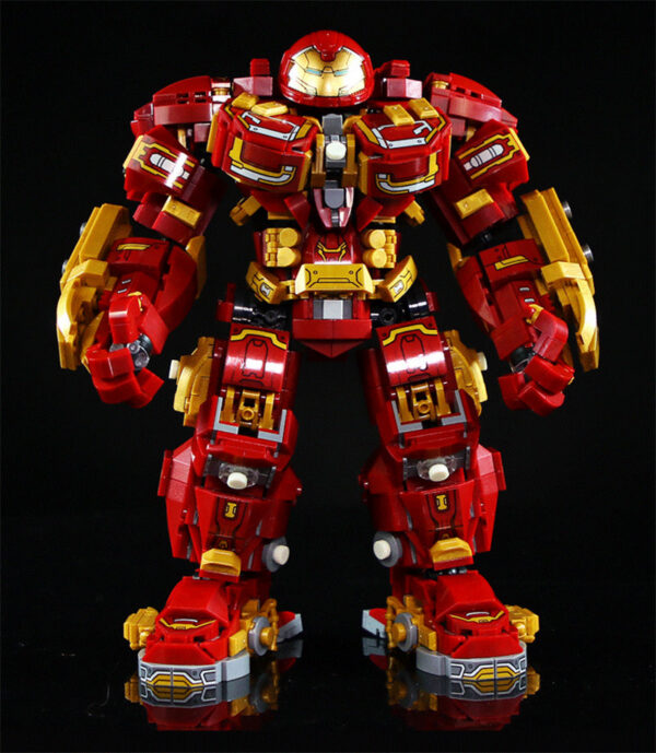 1be073924bb50914 New 2000+Pcs Toys Building Blocks Avengers Iron Man Superheroes Bricks Model Hulk Buster Gifts for Boys Adult Kids