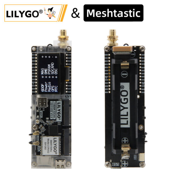 1be992aacc3a26f6 LILYGO® Meshtastic T-Beam ESP32-S3 Development Board SX1262 LoRa Module 433/868/915MHz GPS WiFi Bluetooth 1.3 inch OLED