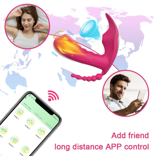 1bf7cf881a3ef62a 3 IN 1 Bluetooth APP Dildo Vibrator Female Masturbator Vacuum Vagina Clitoris Suck Stimulator Sex Toys for Women Couple Adult 18