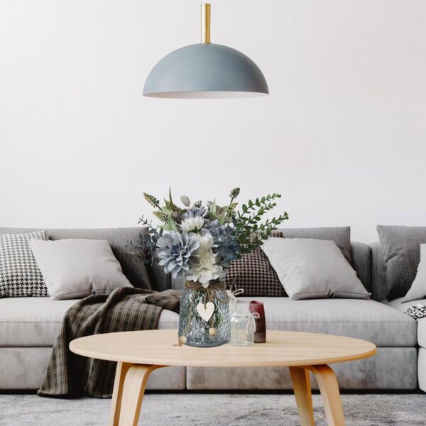 Faux Flowers in Vase,Artificial Flowers in Vase,Table Centerpieces for Dining Room,Flower Centerpieces for Tables,Fake Flowers with Vase,Kitchen Table Decor,Coffee Table Decor