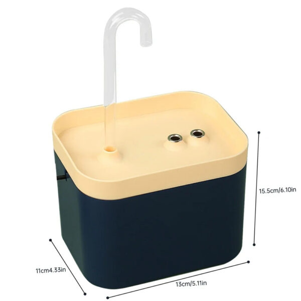 Ultra-Quiet Cat Fountain Filter Smart Automatic Pet Dog Water Dispenser&Burnout Prevention Pump1.5L Recirculate Filtrin