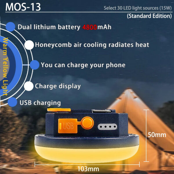 1c256eaa566fefb6 MOSLIGHTING Tent Light Rechargeable Lantern Portable Emergency Night Market Light Outdoor Camping Bulb Lamp Flashlight Home LED