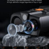 4K Night Vision Binoculars 4.5inch Big Screen Night Vision Goggles 5000mAh 800m Full Dark Infrared Night Vision Telescope Goggle