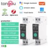 TUYA WiFi/ZigBee MCB Smart Circuit Breaker Over Current Under Voltage Protection Power Metering 1-63A Remote Control Switch