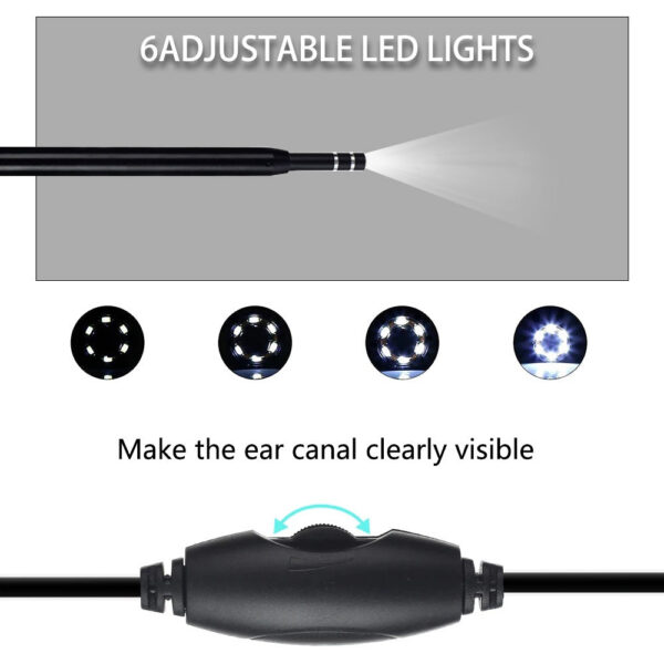 Smart Visual Medico Otoscopio Cleaner Endoscope Earpick Camera Wax Remover Tool Picker Ear Stick beleza e saude
