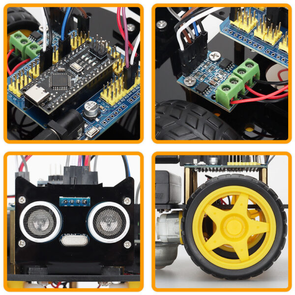 1c5617599aae3b00 TSCINBUNY Smart Starter Robot For Arduino Programming Learning and Develop Skills Complete Educational Robotic Kit