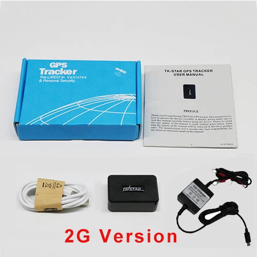 Mini GPS Tracker Car 2G Magnet TKSTAR TK913 Locator GPS Tracker Car Vehicle GPS Tracker Auto Voice Monitor Free Web APP PK TK905
