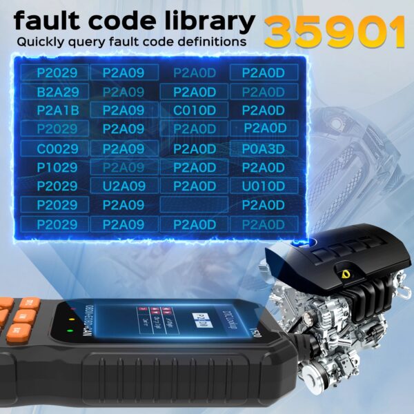 1c629d8cf7c47f38 OBD2 Car Scanner Diagnostic Scan Tool,Professional Mechanic Vehicle Fault Code Reader,Auto Read Fault Code Check Engine Light Fo