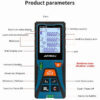 ARTBULL Digital Red Tape Measure 50M 120M Laser Distance Meter Rangefinder with Horizontal